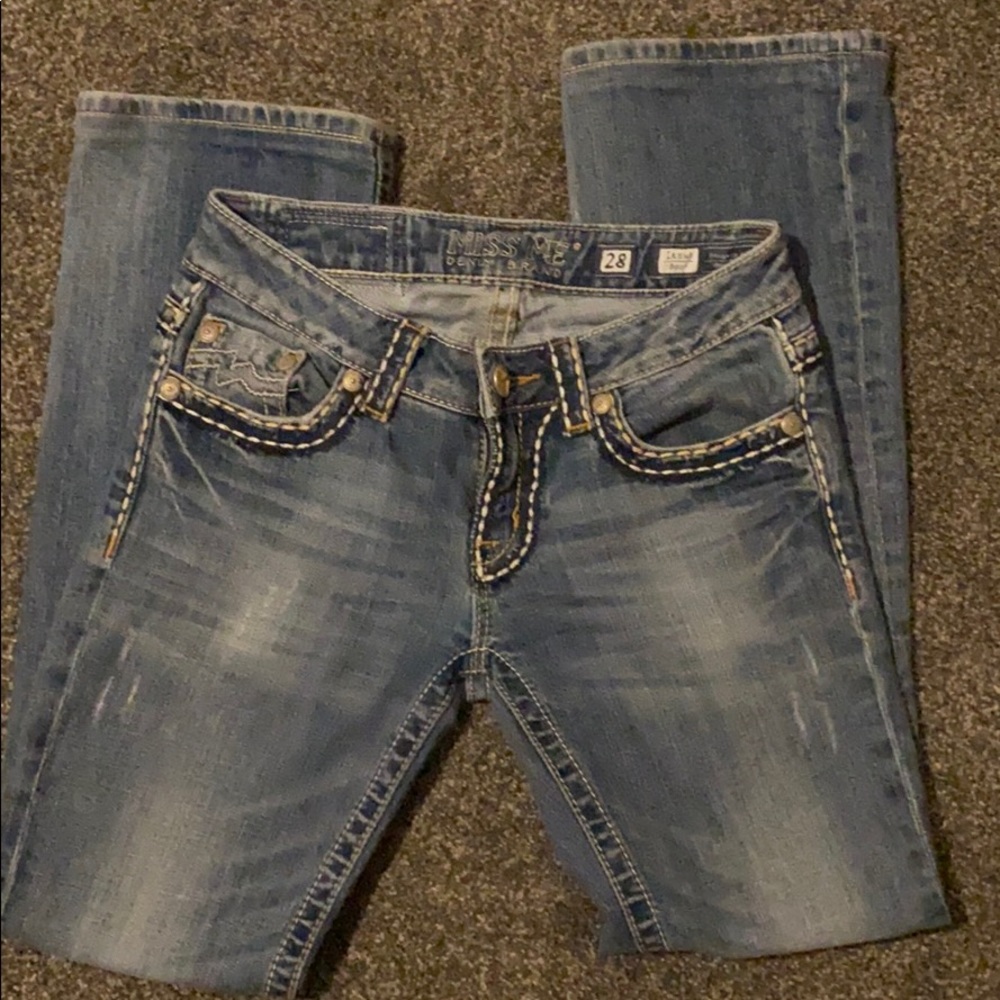 Miss Me Blue Boot Cut Jeans